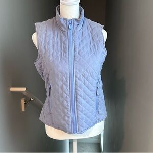 Outback Trading Co. Women's Microsuede Grand Prix Vest Periwinkle Purple Size XS